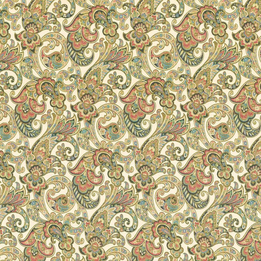 Lages Paisley Multi by Kasmir Fabric 1417 100% Polyester
 CHINA </p><p>Repeat: Horizontal: 14 4/8 inches and Vertical: 19 inches 58 - Fabric Carolina -