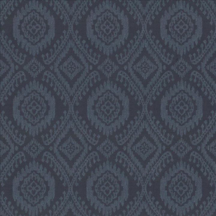 Lainey Indigo by Kasmir Fabric 5154 58% Polyester 42% Viscose INDIA 30,000 Wyzenbeek Double Rubs Horizontal: 13 4/8 inches and Vertical: 15 inches 54 - Fabric Carolina -