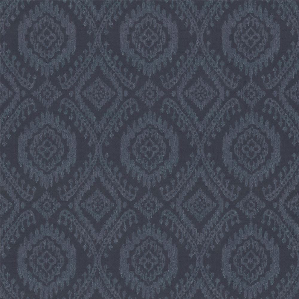 Lainey Indigo  by Kasmir Fabric See sample 58% Polyester
42% Viscose
 INDIA 30,000 Wyzenbeek Double Rubs </p><p>Repeat: Horizontal: 13 4/8 inches and Vertical: 15 inches 54  - Fabric Carolina -