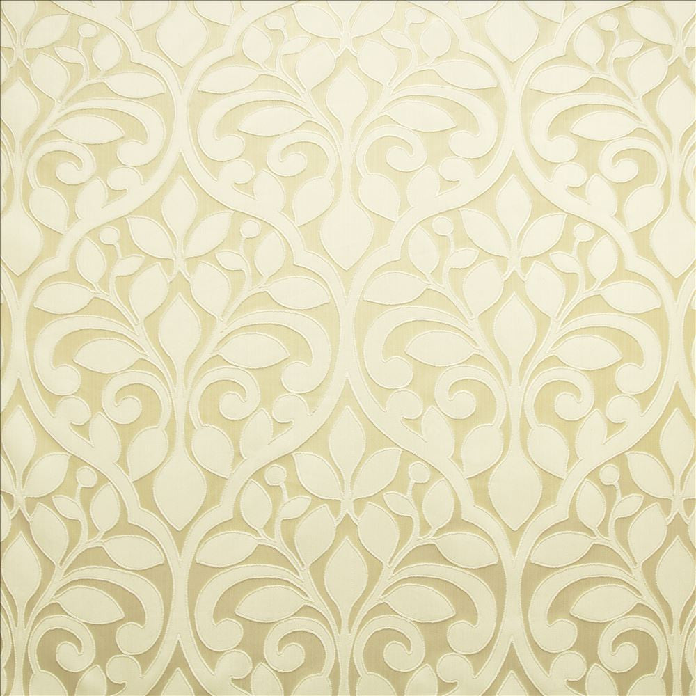 Lakeland Ivory by Kasmir Fabric 5147 100% Polyester
 CHINA </p><p>Repeat: Horizontal: 14 4/8 inches and Vertical: 20 4/8 inches 55 - Fabric Carolina -