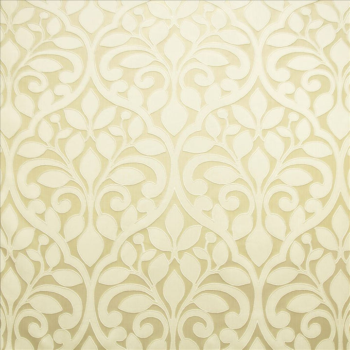 Lakeland Ivory by Kasmir Fabric 5147 100% Polyester CHINA Not Tested Horizontal: 14 4/8 inches and Vertical: 20 4/8 inches 55 - Fabric Carolina -