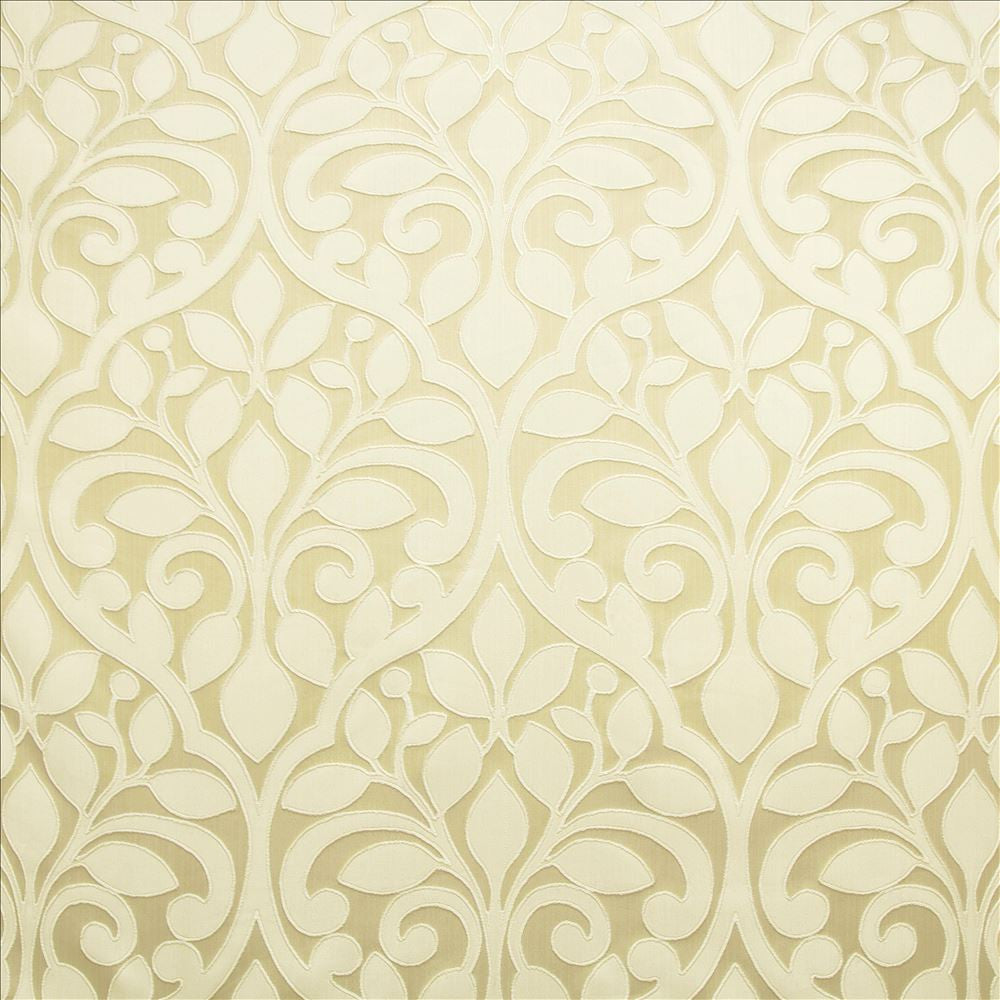 Lakeland Ivory  by Kasmir Fabric See sample 100% Polyester
 CHINA Not Tested </p><p>Repeat: Horizontal: 14 4/8 inches and Vertical: 20 4/8 inches 55  - Fabric Carolina -