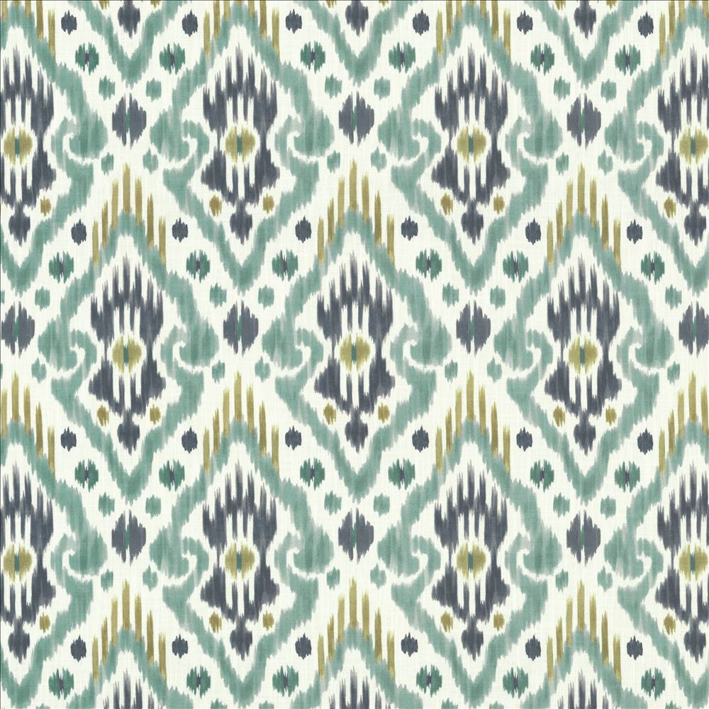 Lakota Lagoon by Kasmir Fabric 1464 70% Viscose
30% Linen
 SPAIN </p><p>Repeat: Horizontal: 13 7/8 inches and Vertical: 26 4/8 inches 54 - Fabric Carolina -