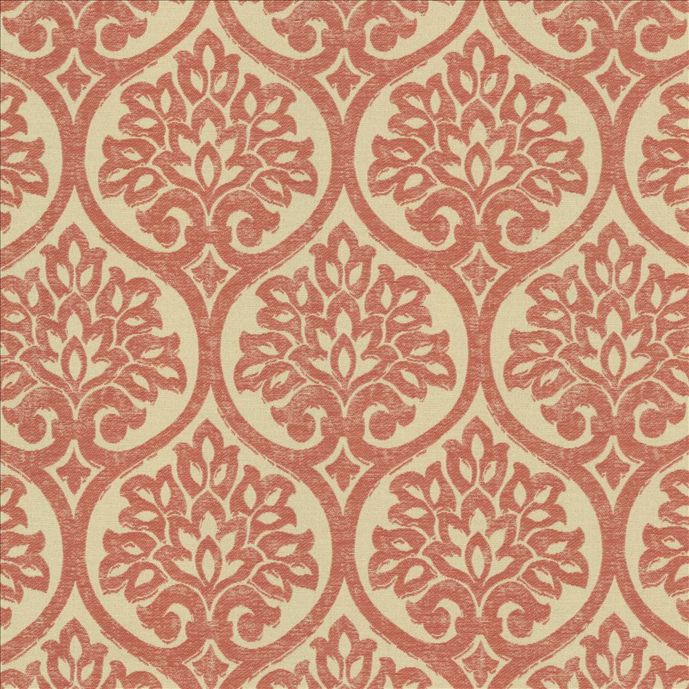 Lali Coral by Kasmir Fabric 5155 61% Cotton 39% Polyester TURKEY 50,000 Wyzenbeek Double Rubs Horizontal: 7 inches and Vertical: 9 6/8 inches 54 - Fabric Carolina -