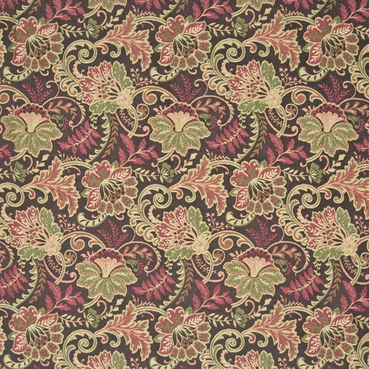 Langham Garden Mocha by Kasmir Fabric 1390 INDIA 9,000 Wyzenbeek Double Rubs H: 14 inches, V:27 inches 54 - 56 - Fabric Carolina - Kasmir