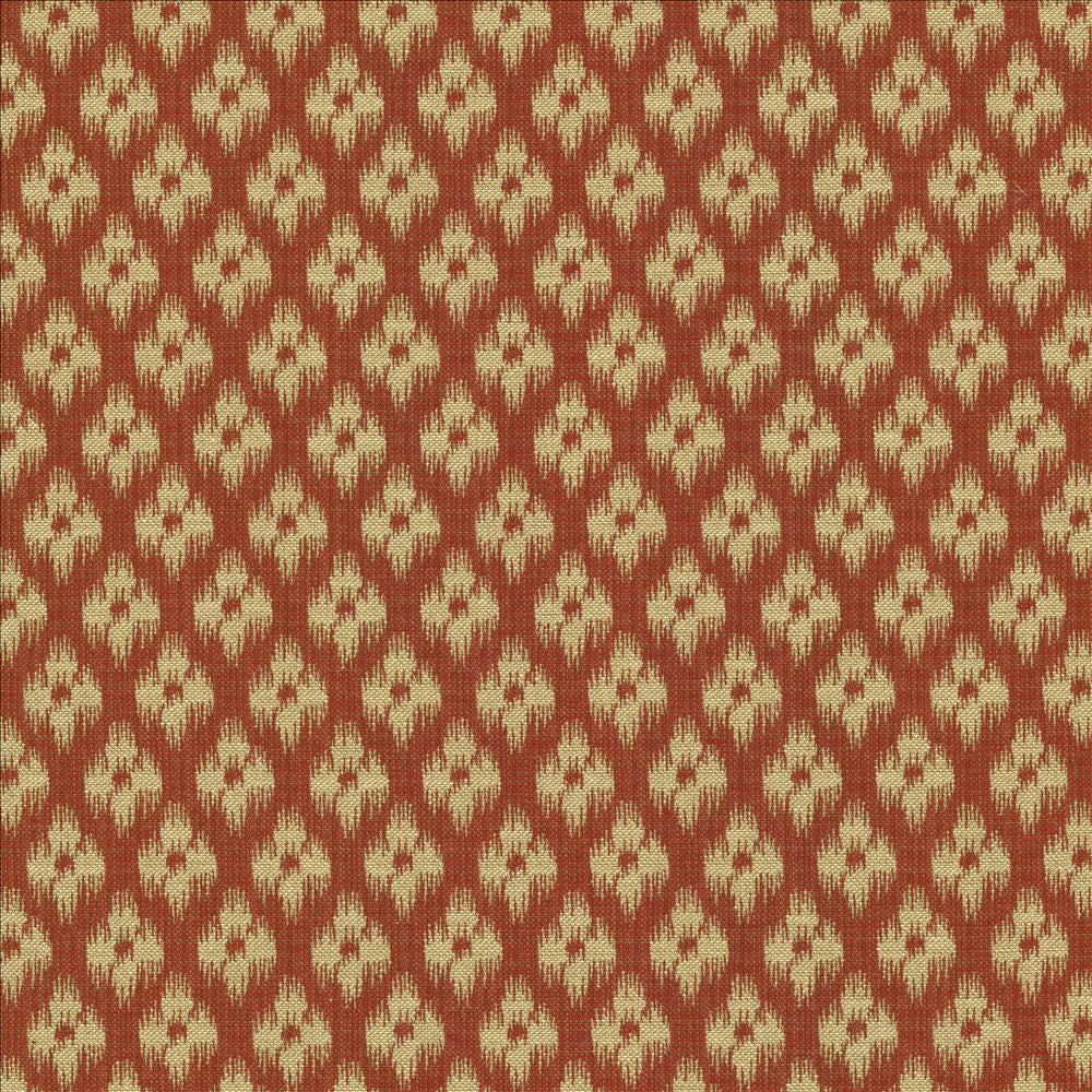 Lanka Ikat Persimmon by Kasmir Fabric 5121 58% Cotton
42% Polyester
 TURKEY </p><p>Repeat: Horizontal: 1 6/8 inches and Vertical: 3 inches 54 - Fabric Carolina -