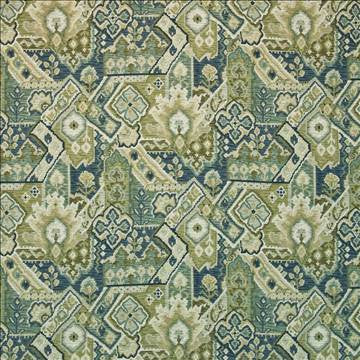 Las Placitas Rainforest by Kasmir Fabric 1403 100% Cotton PAKISTAN 15,000 Wyzenbeek Double Rubs H: 27 inches, V: 24 inches 54 - 55 - Fabric Carolina - Kasmir