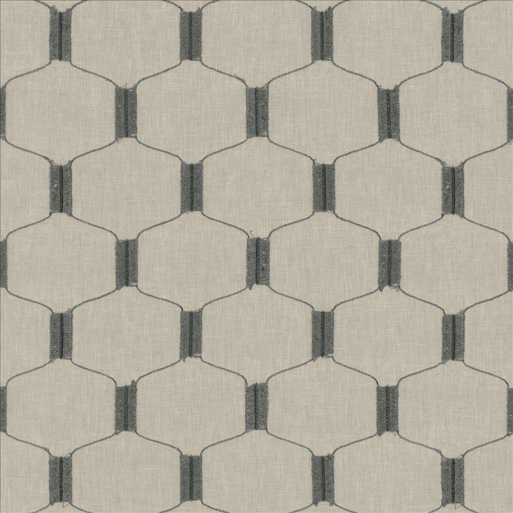 Lashes Platinum by Kasmir Fabric 5141 52% Cotton
48% Polyester
 INDIA </p><p>Repeat: Horizontal: 4 3/8 inches and Vertical: 4 5/8 inches 53 - Fabric Carolina -