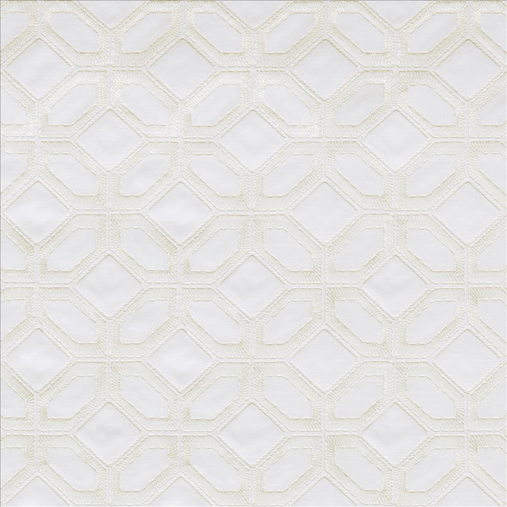 Latticework Cloud by Kasmir Fabric 1450 47% Cotton
39% Polyester
14% Rayon
 INDIA </p><p>Repeat: Horizontal: 6 4/8 inches and Vertical: 6 inches 56 - Fabric Carolina -