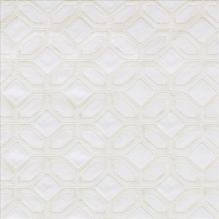Latticework Cloud by Kasmir Fabric 1450 47% Cotton
39% Polyester
14% Rayon
 INDIA </p><p>Repeat: Horizontal: 6 4/8 inches and Vertical: 6 inches 56 - Fabric Carolina -
