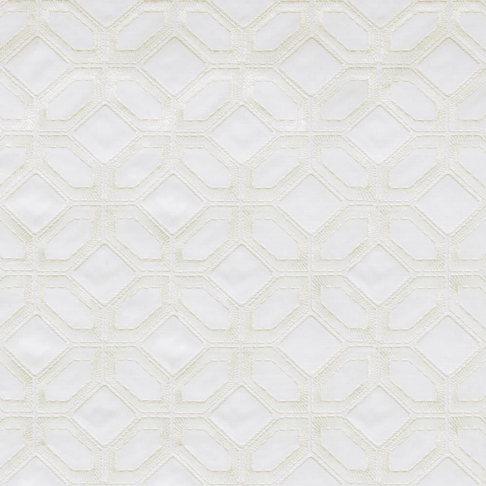 Latticework Cloud by Kasmir Fabric 1450 47% Cotton
39% Polyester
14% Rayon
 INDIA </p><p>Repeat: Horizontal: 6 4/8 inches and Vertical: 6 inches 53 - Fabric Carolina -