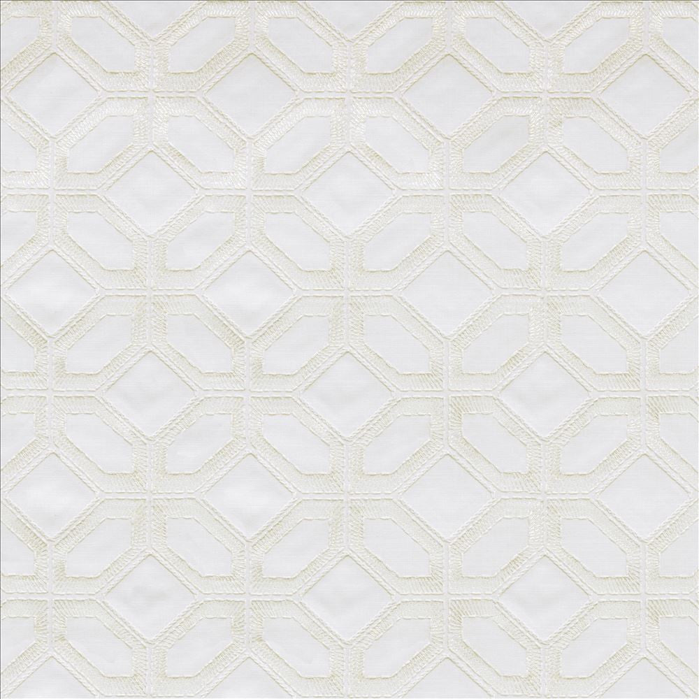 Latticework Cloud by Kasmir Fabric 1450 47% Cotton 39% Polyester 14% Rayon INDIA 15,000 Wyzenbeek Double Rubs Horizontal: 6 4/8 inches and Vertical: 6 inches 56 - Fabric Carolina -