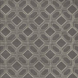 Latticework Pewter by Kasmir Fabric