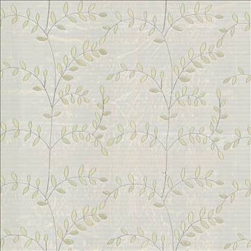 Laurel Silver Sage by Kasmir Fabric 5077 100% Polyester Embroidery Contents 100% Polyester CHINA Not Tested H: 17 inches, V: 23 inches 116 - Fabric Carolina - Kasmir