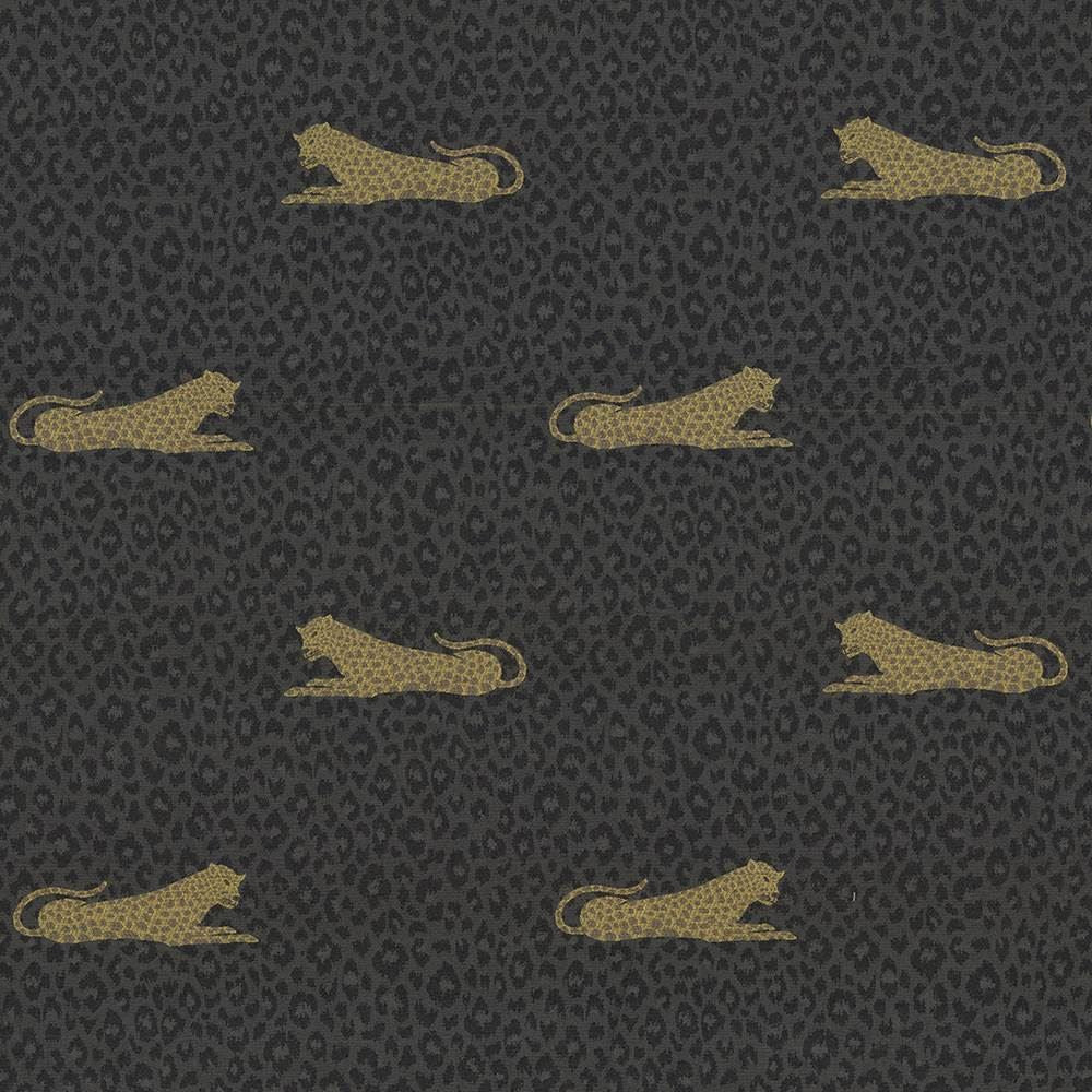 Lazy Leopard Noir by Kasmir Fabric 1424 52% Polyester
48% Rayon
 USA </p><p>Repeat: Horizontal: 13 4/8 inches and Vertical: 12 7/8 inches 56 - 57 - Fabric Carolina -