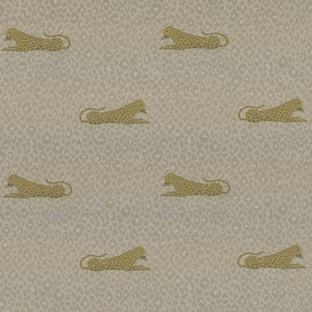 Lazy Leopard Pewter by Kasmir Fabric 1424 USA 30,000 Wyzenbeek Double Rubs H: 13 4/8 inches, V:12 7/8 inches 56 - 57 - Fabric Carolina - Kasmir