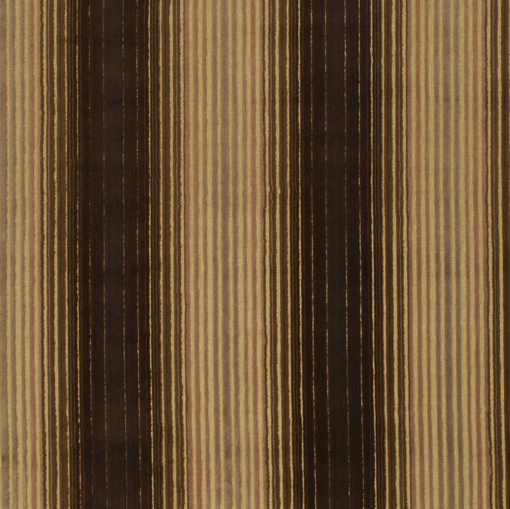 Marcelle Stripe Brown by Baker Lifestyle Fabric