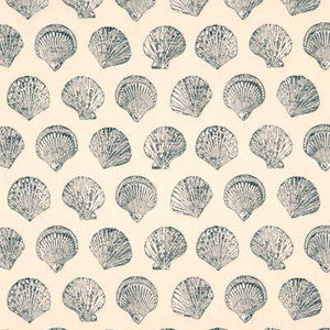Seashells Denim by Baker Lifestyle Fabric