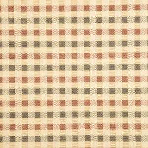 Wave Pleat Navy/Red by Baker Lifestyle Fabric