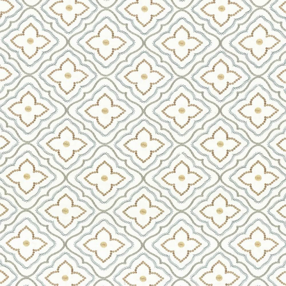 Le Batrie Robins Egg by Kasmir Fabric 1436 100% Cotton
Embroidery
100% Viscose
 INDIA </p><p>Repeat: Horizontal: 8 2/8 inches and Vertical: 8 2/8 inches 50 - Fabric Carolina -