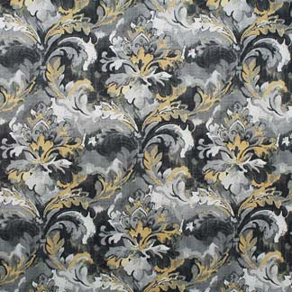 Leading Lady Charcoal 3955111000 by Carole Fabric Exclusive Mint Julep 71% Cotton, 19% Polyester, 10% Linen-Tef Spain H: 25"V, 27"H  57" Minimum (See sample for specifics) - Fabric Carolina - Carole Exclusive