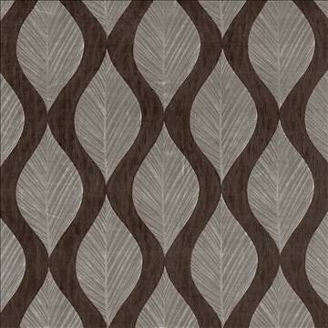 Leaf Study Bark by Kasmir Fabric 1426 100% Polyester INDIA Not Tested H: 13 4/8 inches, V: 17 inches 54 - Fabric Carolina - Kasmir