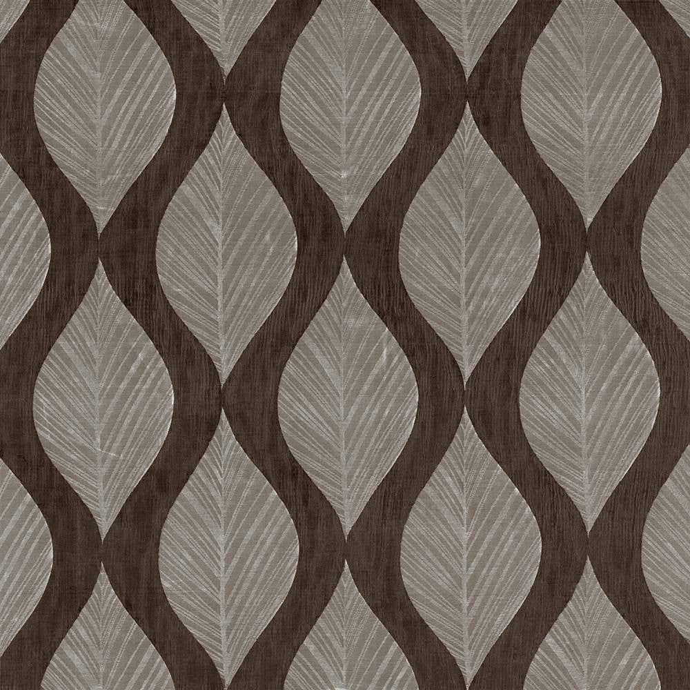 Leaf Study Bark by Kasmir Fabric 1426 INDIA Not Tested H: 13 4/8 inches, V:17 inches 54 - Fabric Carolina - Kasmir