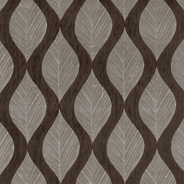 Leaf Study Bark by Kasmir Fabric 1426 INDIA Not Tested H: 13 4/8 inches, V:17 inches 54 - Fabric Carolina - Kasmir
