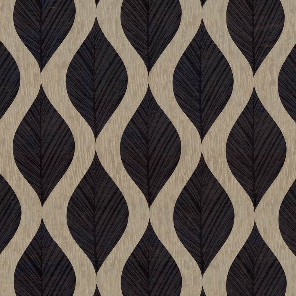 Leaf Study Ebony by Kasmir Fabric 1426 100% Polyester
 INDIA Not Tested </p><p>Repeat: Horizontal: 13 4/8 inches and Vertical: 17 inches 54 - Fabric Carolina -