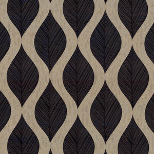 Leaf Study Ebony by Kasmir Fabric