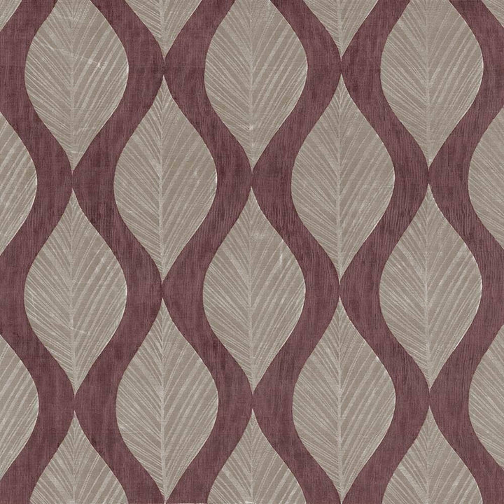 Leaf Study Elderberry by Kasmir Fabric 1426 INDIA Not Tested H: 13 4/8 inches, V:17 inches 54 - Fabric Carolina - Kasmir