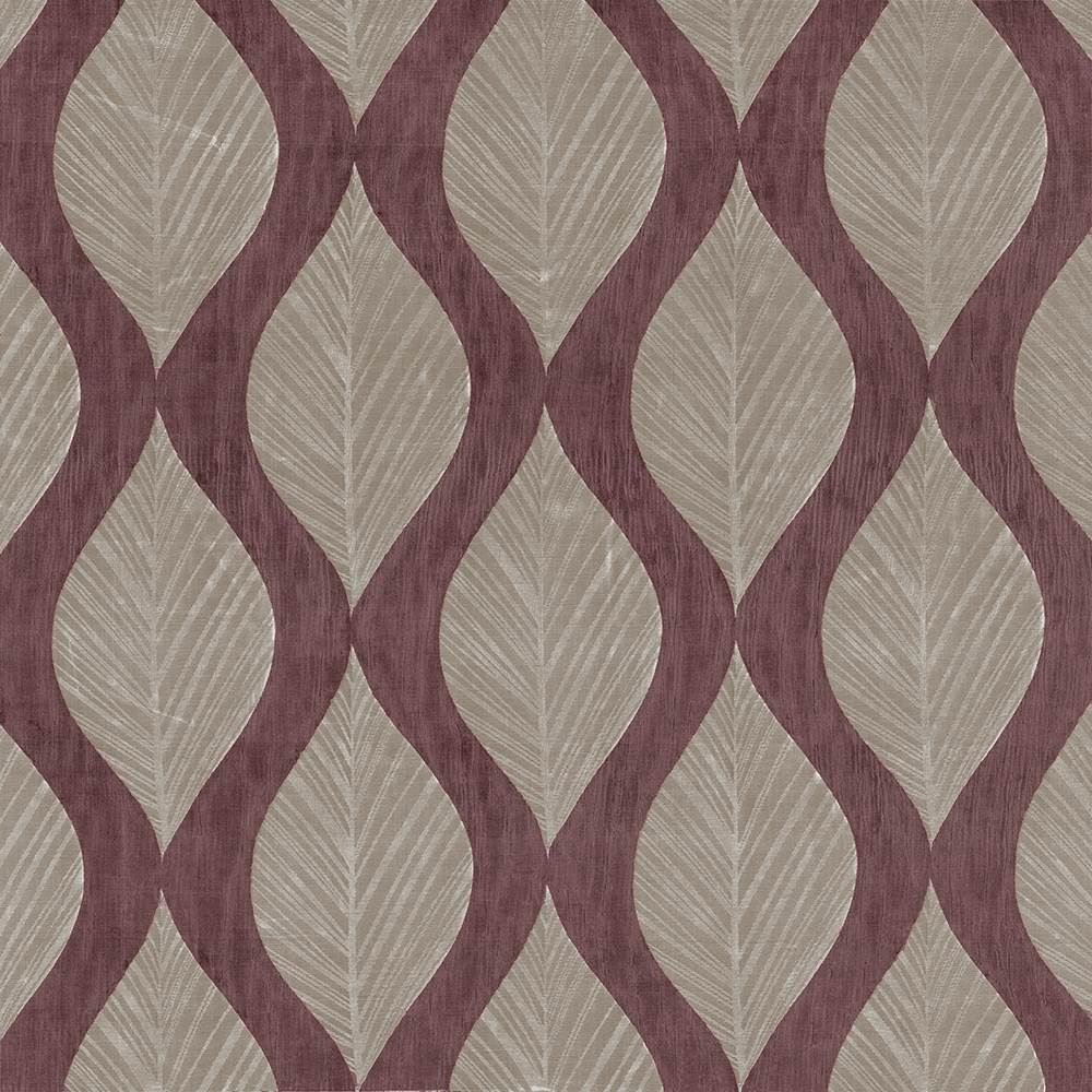 Leaf Study Elderberry by Kasmir Fabric 1426 100% Polyester
 INDIA Not Tested Horizontal: 13 4/8 inches and Vertical: 17 inches 54 - Fabric Carolina -