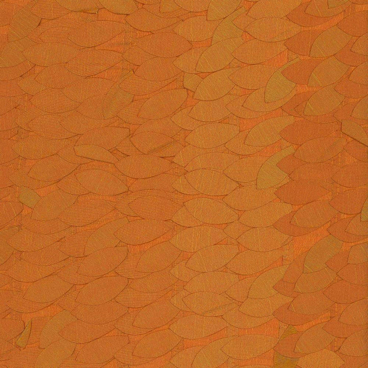 Leaflet Orange by Kasmir Fabric 1443 CHINA Not Tested H: 1 4/8 inches, V:1 4/8 inches 59 - 60 - Fabric Carolina - Kasmir