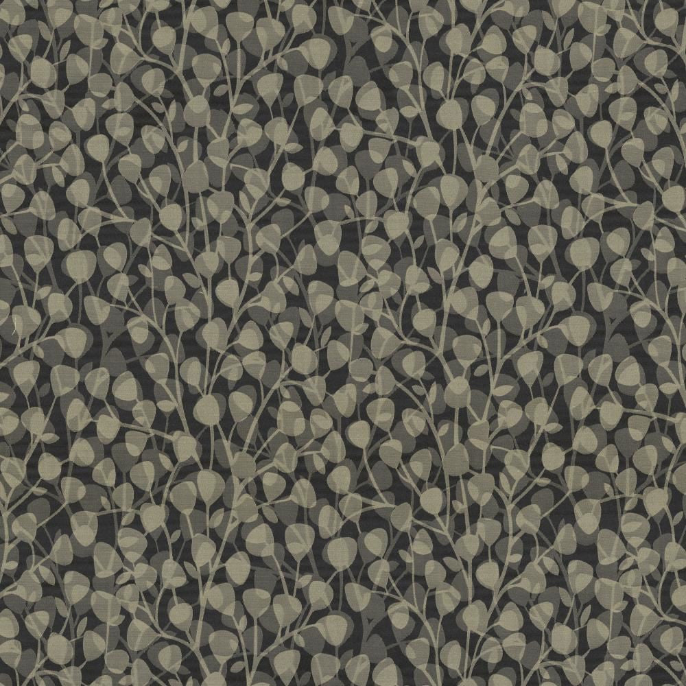 Leaf Overlay Carbon by Kasmir Fabric 5118 100% Polyester
 USA </p><p>Repeat: Horizontal: 29 2/8 inches and Vertical: 32 2/8 inches 53 - Fabric Carolina -