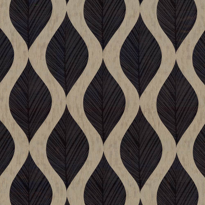 Leaf Study Ebony by Kasmir Fabric 1426 100% Polyester
 INDIA </p><p>Repeat: Horizontal: 13 4/8 inches and Vertical: 17 inches 54 - Fabric Carolina -