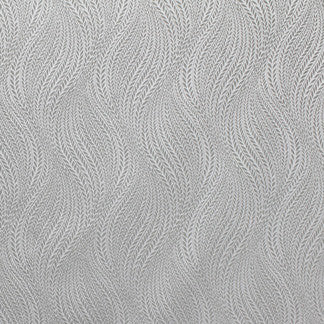Leandra Silver Pearl 3955211006 by Carole Fabric Exclusive Intuition 90% Polyester 10% Acrylic India H: 12 1/4"V, 13 3/4"H  52" Minimum (See sample for specifics) - Fabric Carolina - Carole Exclusive