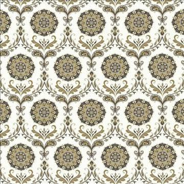 Leclaire Moonstone by Kasmir Fabric 1433 100% Cotton SOUTH KOREA 15,000 Wyzenbeek Double Rubs H: 13 4/8 inches, V: 27 inches 54 - 55 - Fabric Carolina - Kasmir