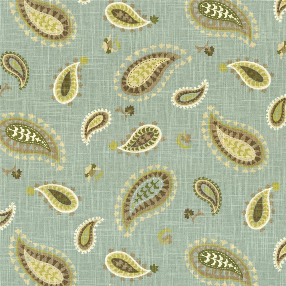 Ledoux Paisley Spa by Kasmir Fabric 5082 100% Cotton
 USA 51,000 Wyzenbeek Double Rubs </p><p>Repeat: Horizontal: 27 4/8 inches and Vertical: 18 inches 54 - Fabric Carolina -