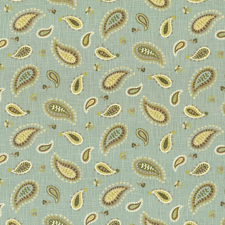 Ledoux Paisley Spa by Kasmir Fabric 5082 100% Cotton
 USA </p><p>Repeat: Horizontal: 27 4/8 inches and Vertical: 18 inches 54 - Fabric Carolina -