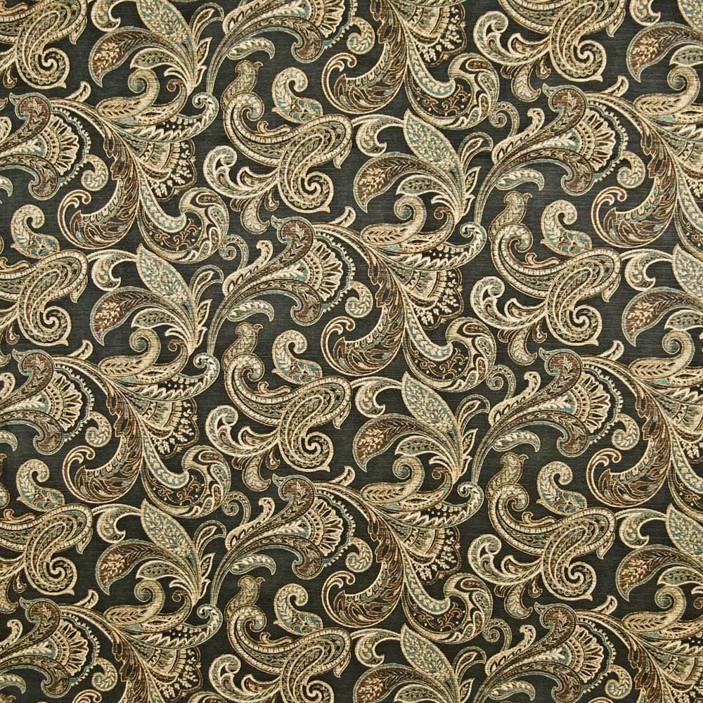Leighton Ebony by Kasmir Fabric 1371 100% Cotton
 CHINA 12,000 Wyzenbeek Double Rubs Horizontal: 27 inches and Vertical: 13 4/8 inches 54 - Fabric Carolina -