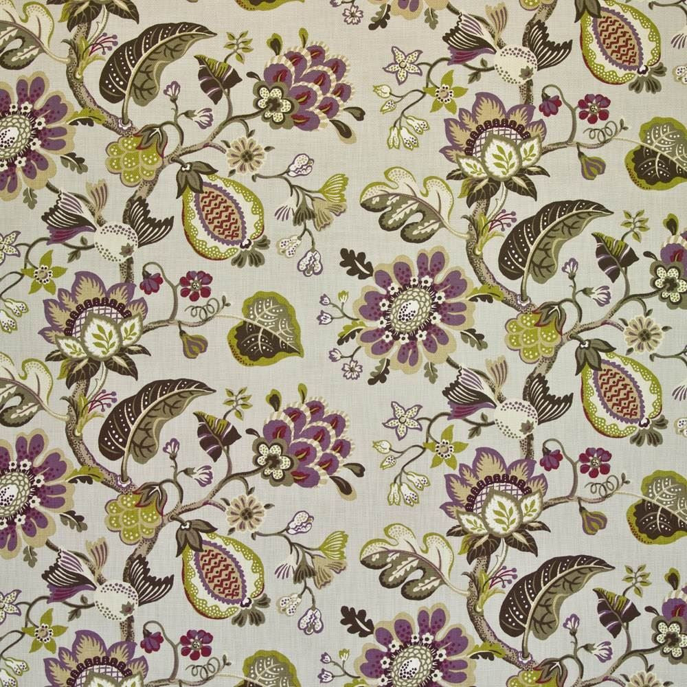 Leighton Park Amethyst  by Kasmir Fabric See sample 100% Cotton
 CHINA 10,000 Wyzenbeek Double Rubs </p><p>Repeat: Horizontal: 54 inches and Vertical: 25 2/8 inches 54  - Fabric Carolina -