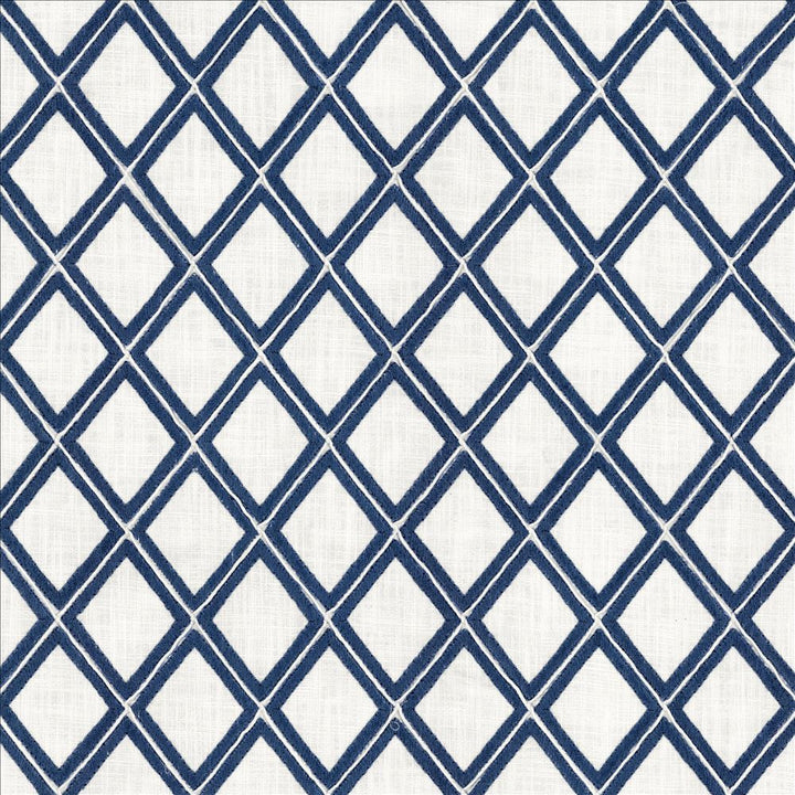 Leola Cobalt by Kasmir Fabric 1463 100% Cotton
 INDIA 30,000 Wyzenbeek Double Rubs </p><p>Repeat: Horizontal: 3 inches and Vertical: 3 4/8 inches 52 - Fabric Carolina -