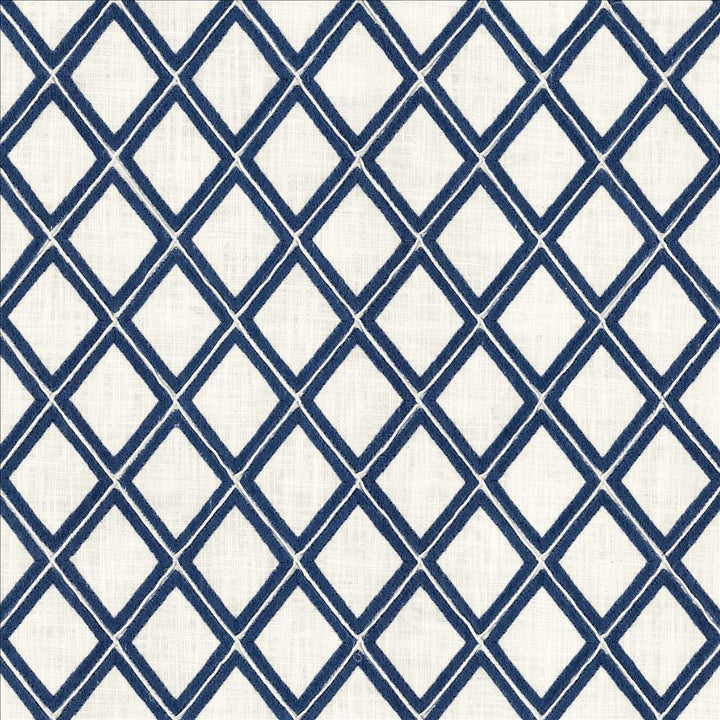 Leola Cobalt  by Kasmir Fabric See sample 100% Cotton
 INDIA 30,000 Wyzenbeek Double Rubs </p><p>Repeat: Horizontal: 3 inches and Vertical: 3 4/8 inches 54  - Fabric Carolina -