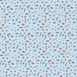 Lickswishy Sweet Blue Sky by Kasmir Fabric
