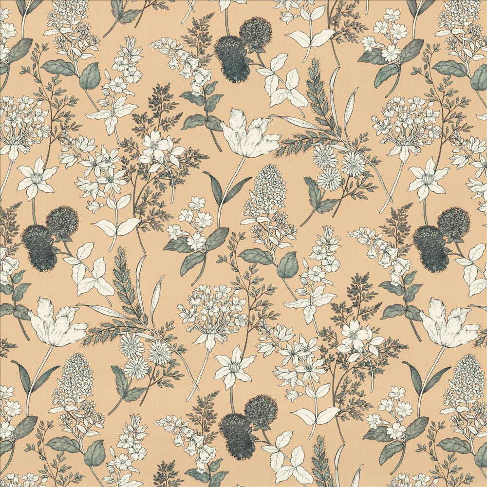 Lily Blush by Kasmir Fabric 5155 100% Cotton SPAIN 35,000 Wyzenbeek Double Rubs Horizontal: 27 inches and Vertical: 27 inches 54 - Fabric Carolina -