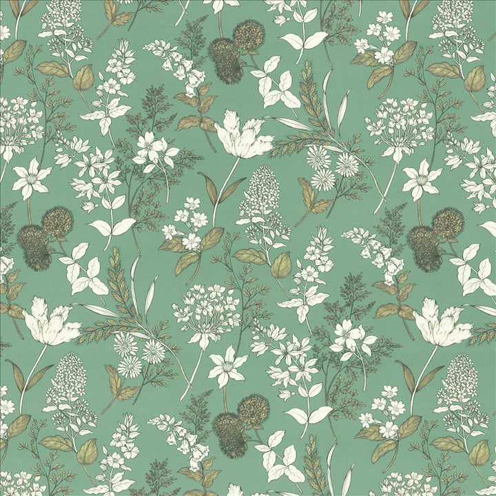Lily Seafoam by Kasmir Fabric 5154 100% Cotton
 SPAIN 35,000 Wyzenbeek Double Rubs Horizontal: 27 inches and Vertical: 27 inches 54 - Fabric Carolina -