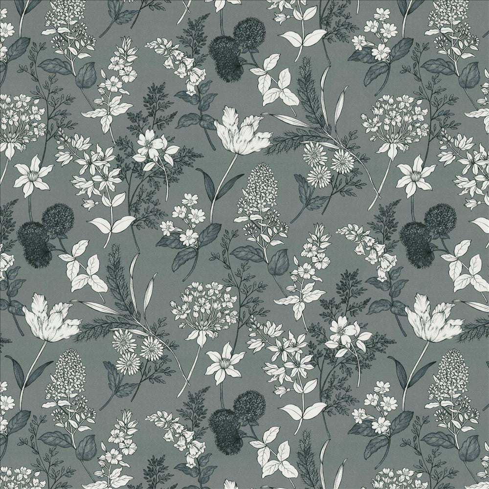 Lily Wedgwood by Kasmir Fabric 5154 100% Cotton SPAIN 35,000 Wyzenbeek Double Rubs Horizontal: 27 inches and Vertical: 27 inches 54 - Fabric Carolina -