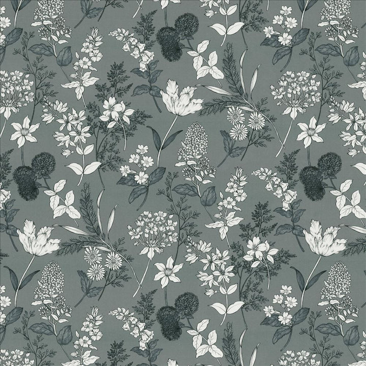 Lily Wedgwood by Kasmir Fabric 5154 100% Cotton SPAIN 35,000 Wyzenbeek Double Rubs Horizontal: 27 inches and Vertical: 27 inches 54 - Fabric Carolina -