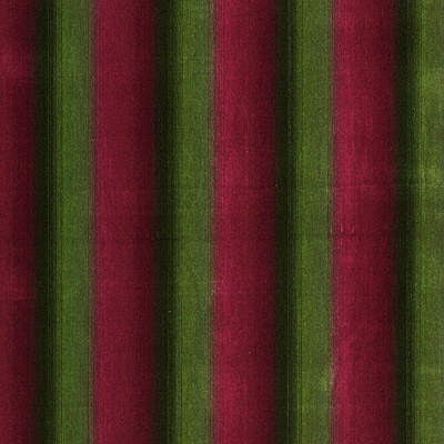 LINEAR VELVET.CRIMSON Linear Velvet Crimson & Moss by Fired Earth Fabric Botanist & Ecologist Viscose 60%, Cotton 40% United Kingdom Heavy Horizontal: See Sample and Vertical: See Sample 53.978 inches - Fabric Carolina -