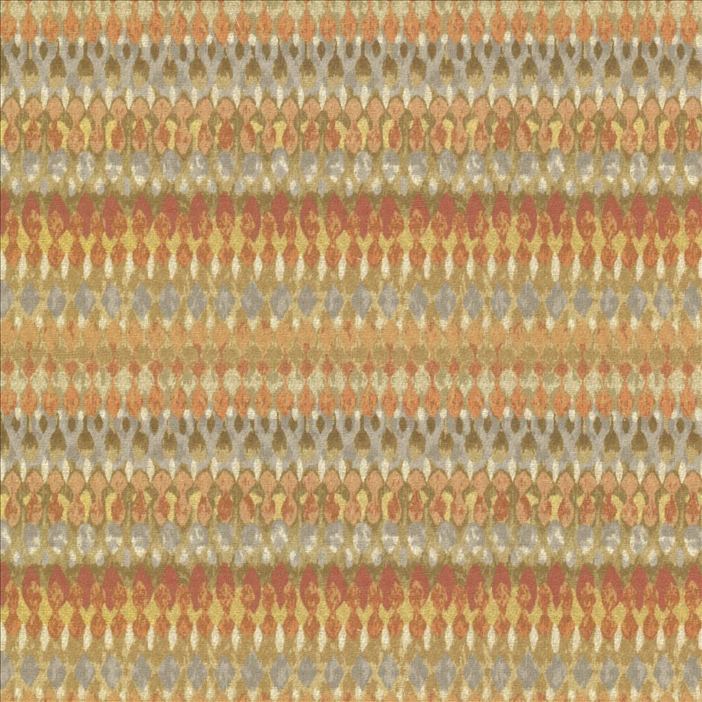 Linear Aura Sunset by Kasmir Fabric 5121 100% Cotton
 SOUTH KOREA 12,000 Wyzenbeek Double Rubs Horizontal: 6 6/8 inches and Vertical: 9 inches 54 - Fabric Carolina -